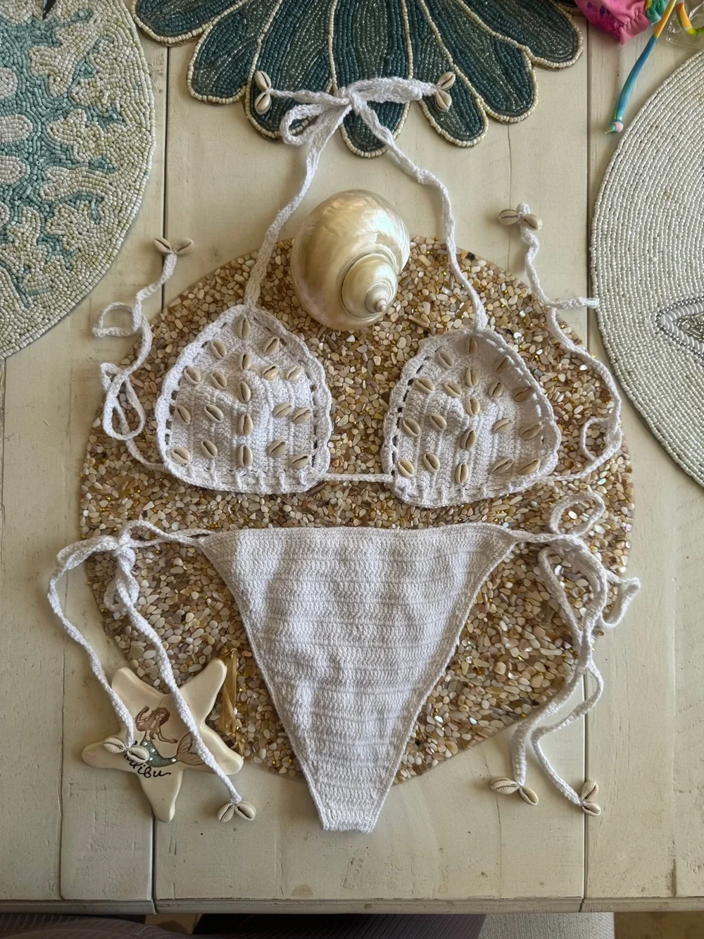 Andi Bagus | Swim | Andi Bagus Manik Shell Bikini | Poshmark